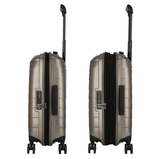 Samsonite Attrix 4 roulettes Trolley de cabine 55 cm avec soufflet d'extension