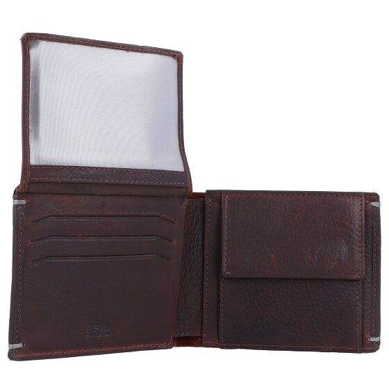 Burkely Antique Avery Porte-monnaie en cuir RFID 12 cm