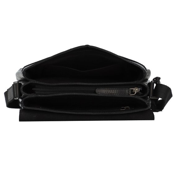Greenburry Pure Black Sac à bandoulière Cuir 25 cm