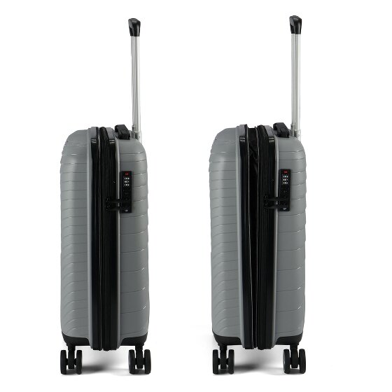 Benzi 5808 4 roulettes Trolley de cabine 55 cm avec soufflet d'extension