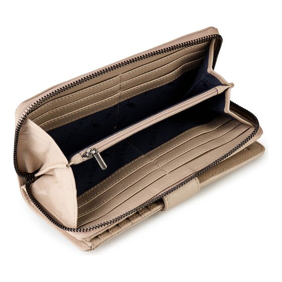 Jack Kinsky Livorno 1026 Porte-monnaie Protection RFID Cuir véritable 19 cm