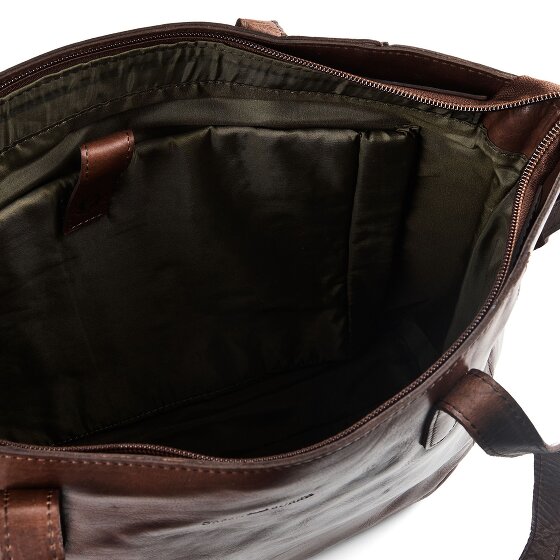 Greenburry Newport Sac à bandoulière Cuir véritable 33 cm Compartiment ordinateur
