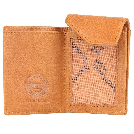 Greenland Nature Porte-monnaie Nature RFID cuir 7 cm