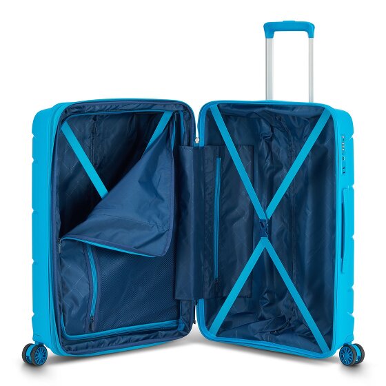 MODO by Roncato Starlight 3.0 4 roulettes Set de valises 3 pièces avec soufflet d'extension