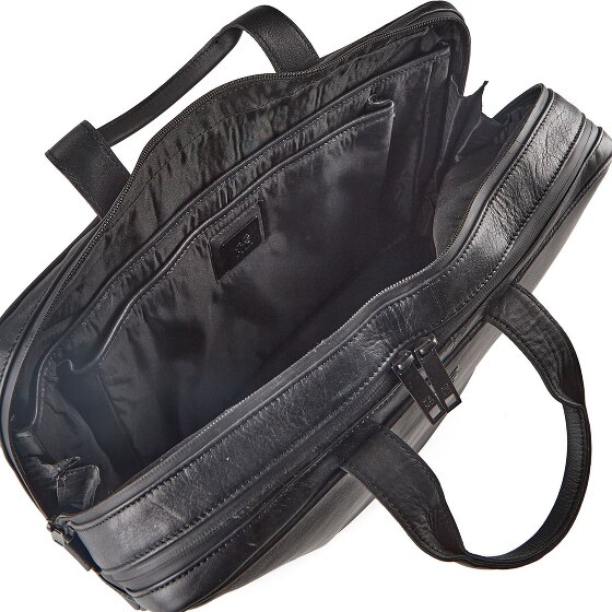 Harbour 2nd City Lights Attaché-case Cuir véritable 40 cm Compartiment ordinateur