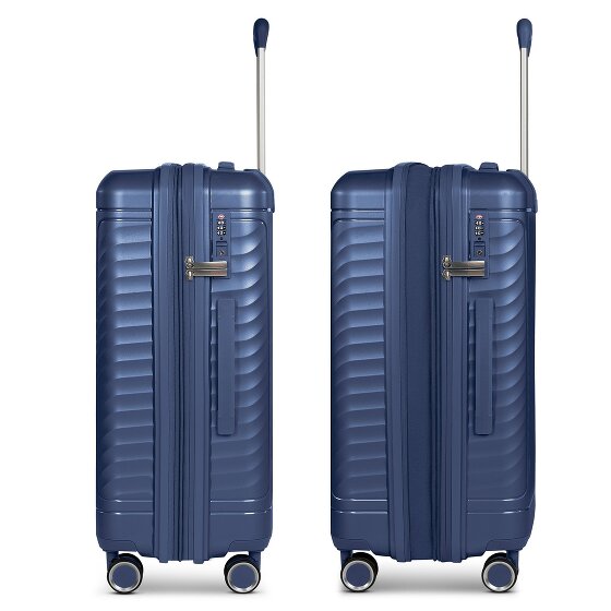 Picard Vienna 4 roulettes Trolley M 65 cm avec soufflet d'extension