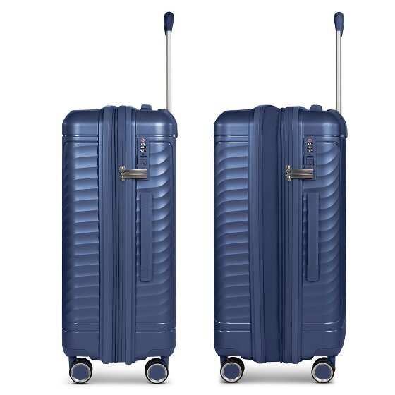 Picard Vienna 4 roulettes Trolley M 65 cm avec soufflet d'extension