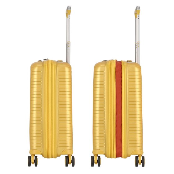 Jump Evae 4 roulettes Trolley de cabine 55 cm avec soufflet d'extension