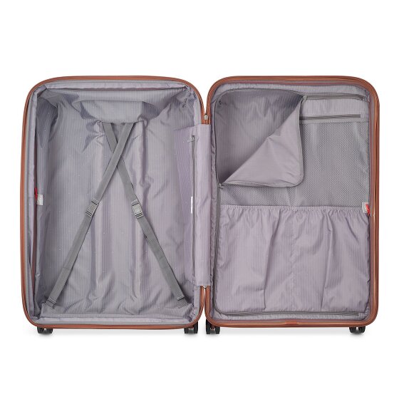 Delsey Paris Promenade Hard 2.0 4 roulettes Set de valises 3 pièces avec soufflet d'extension