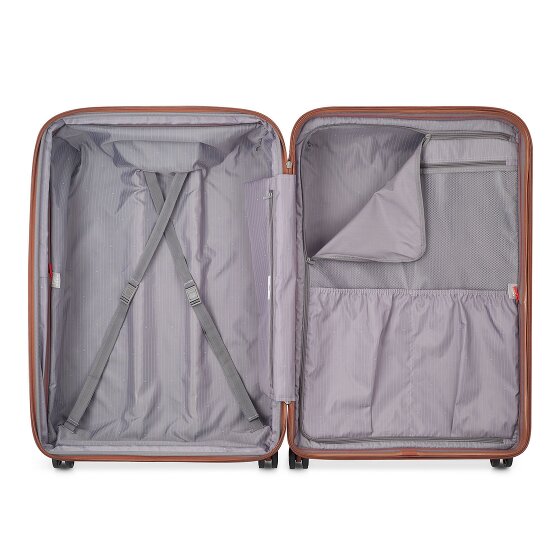 Delsey Paris Promenade Hard 2.0 4 roulettes Set de valises 3 pièces avec soufflet d'extension