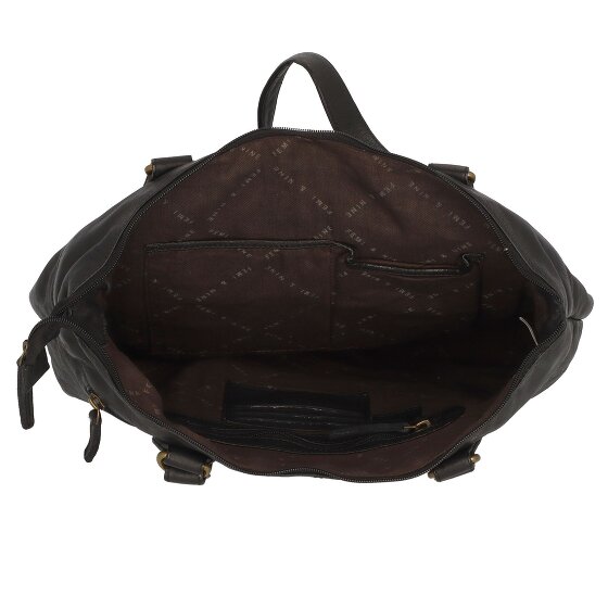 Greenland Nature Femi & Nine Sac à bandoulière en cuir 35 cm