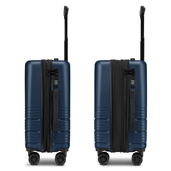 camel active Hanoi 4 roulettes Trolley de cabine S 55 cm avec soufflet d'extension