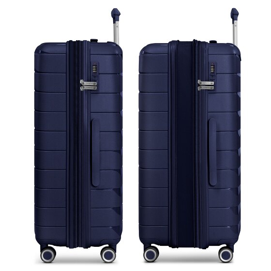 Franky London 4 roulettes Trolley L 74 cm avec soufflet d'extension