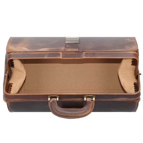 Greenburry Mallette de médecin vintage en cuir 41 cm