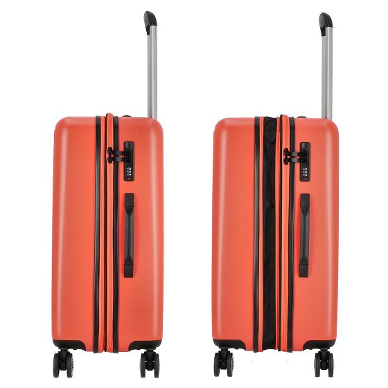 Gabol Future Plus 4 roulettes Trolley 66 cm avec soufflet d'extension