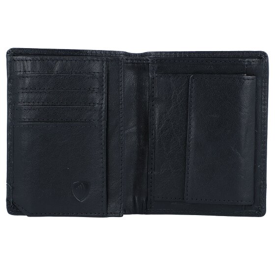 Spikes & Sparrow Porte-monnaie RFID en cuir 10 cm