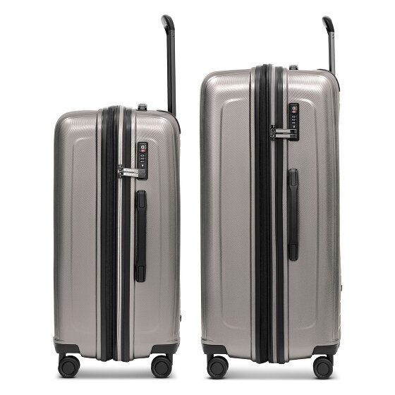 Redolz Essentials 14 4 roulettes Set de valises 2 pièces avec soufflet d'extension