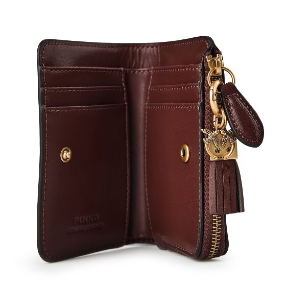 PINKO Love Wallet Porte-monnaie Cuir véritable 12 cm