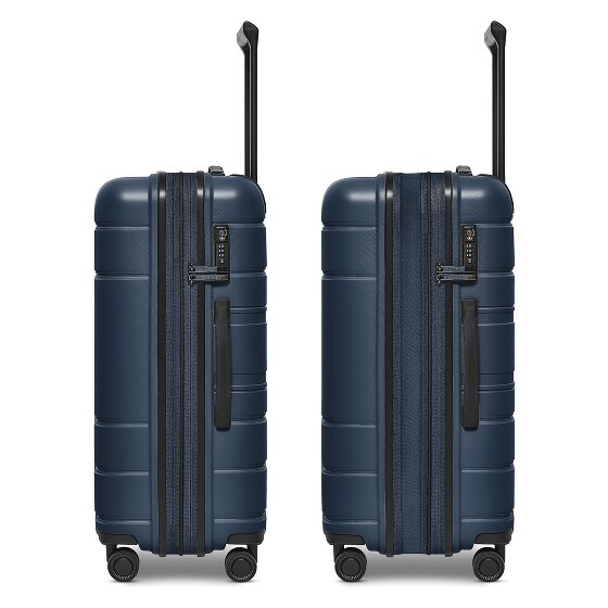 Redolz Essentials 11 4 roulettes Trolley 66 cm avec soufflet d'extension