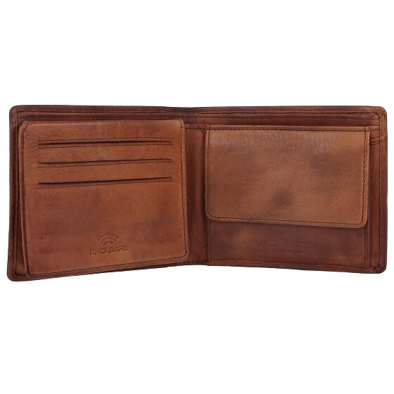 Jack Kinsky Porte-monnaie Nelson RFID cuir 13 cm