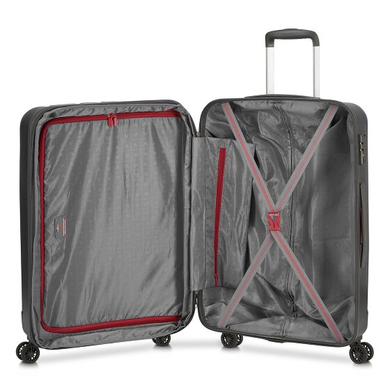Roncato Kinetic 2.0 4 roulettes Set de valises 3 pièces avec soufflet d'extension