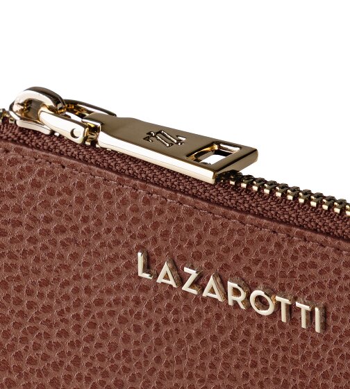 Lazarotti Étui à clés et porte-cartes en cuir de Bologne, protection RFID, 11,5