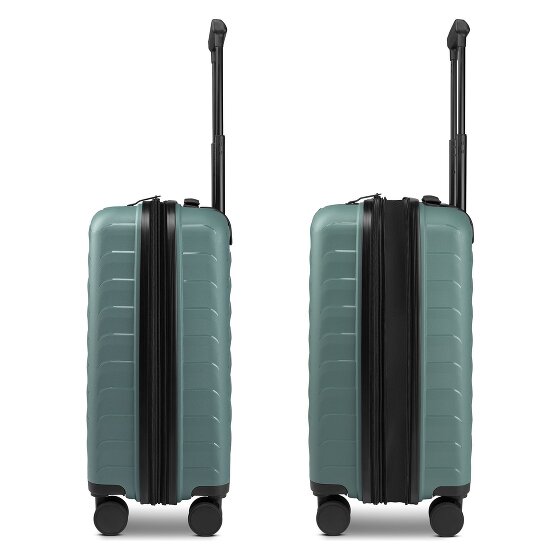 d&n Toronto 4 roues Valise cabine S 54 cm avec soufflet d'extension