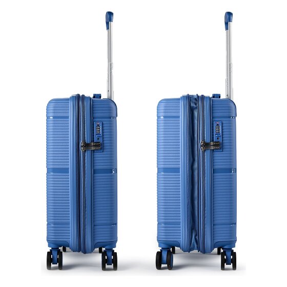 Benzi 5899 4 roues Valise cabine S 55 cm avec soufflet d'extension
