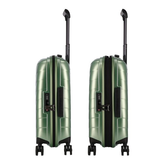 Samsonite Attrix 4 roulettes Trolley de cabine 55 cm avec soufflet d'extension