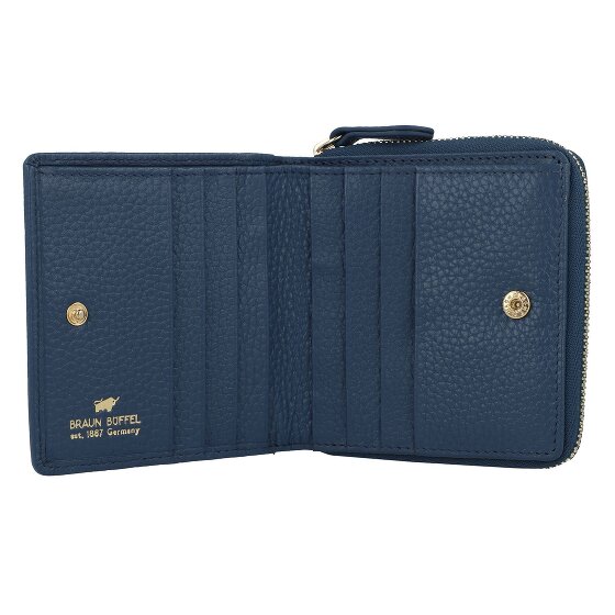 Braun Büffel Asti Porte-monnaie Protection RFID Cuir véritable 10 cm