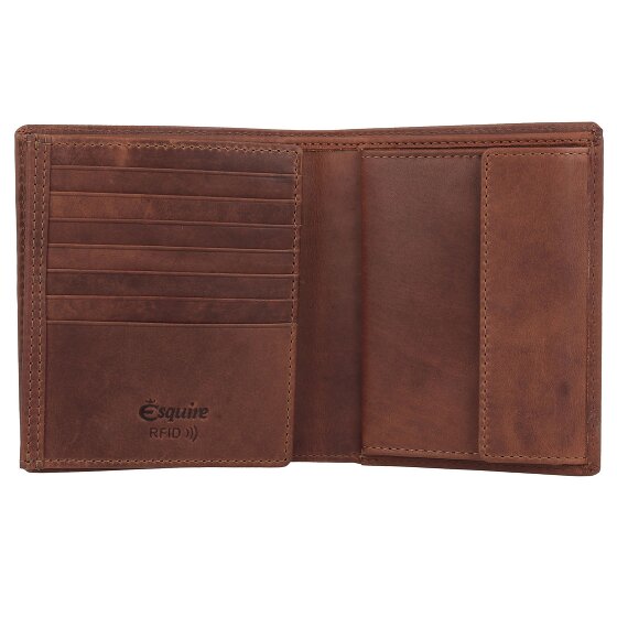 Esquire Dallas Porte-monnaie Protection RFID Cuir 12 cm
