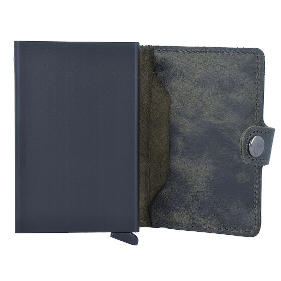 Secrid Miniwallet Étui pour cartes de crédit Protection RFID Cuir véritable 6.5 cm