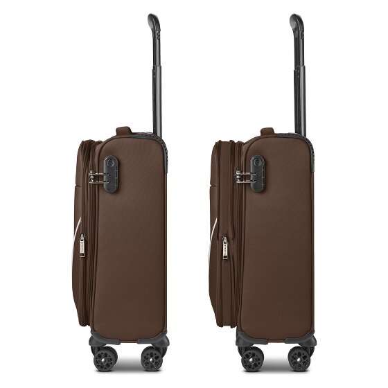 Stratic taska 4 roues Valise cabine S 55 cm avec soufflet d'extension