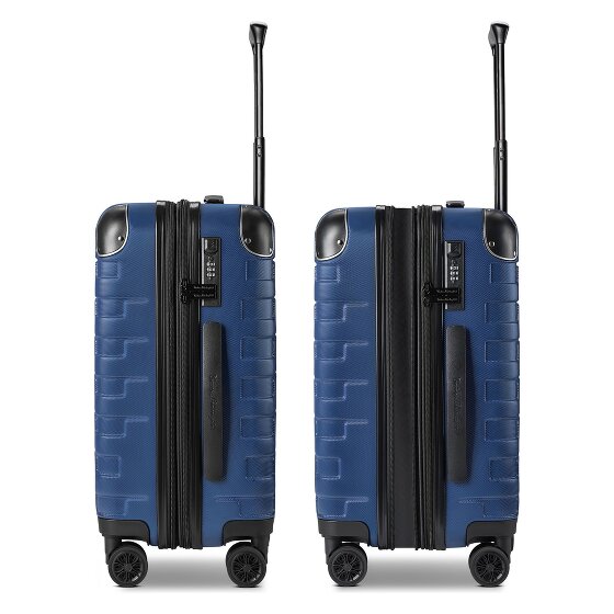 Tonino Lamborghini Milano 4 roues Valise cabine S 54 cm avec soufflet d'extension