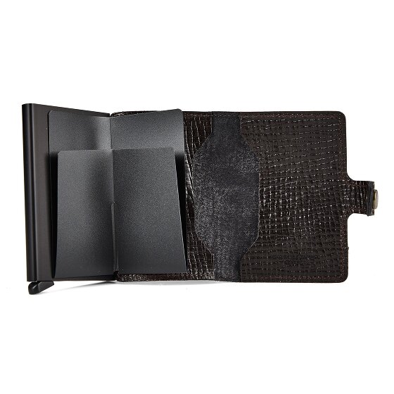 Secrid Miniwallet Porte-monnaie Protection RFID Cuir véritable 6 cm