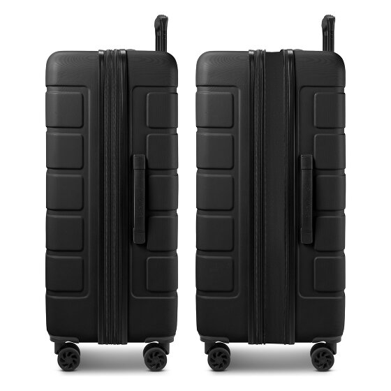 Saxoline Miami 4 roues Valise cabine L 75 cm avec soufflet d'extension