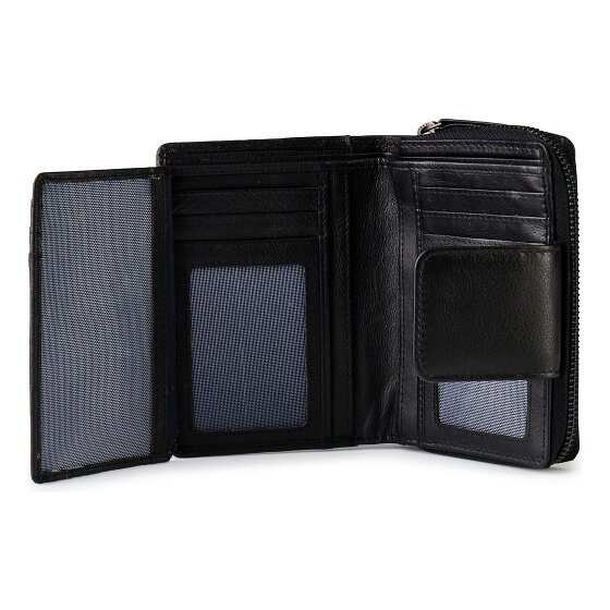 Jack Kinsky Livorno 511 Porte-monnaie Protection RFID Cuir 9.5 cm