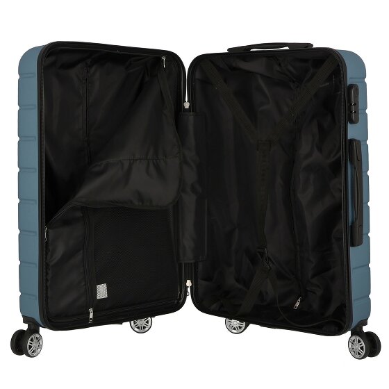 Nowi Bergamo 4 roulettes Set de valises 2 pièces