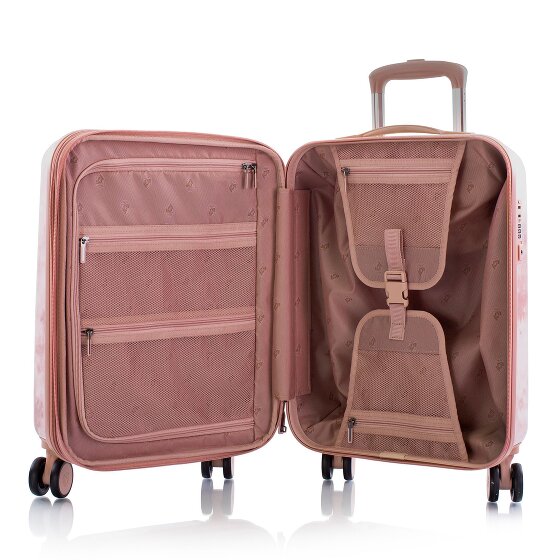 Heys Black Camo 4 roulettes Trolley de cabine S 53 cm avec soufflet d'extension