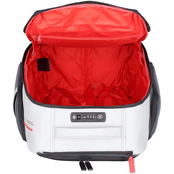 Piquadro Sac à dos à roulettes Urban en cuir, 54 cm, compartiment pour ordinateur portable