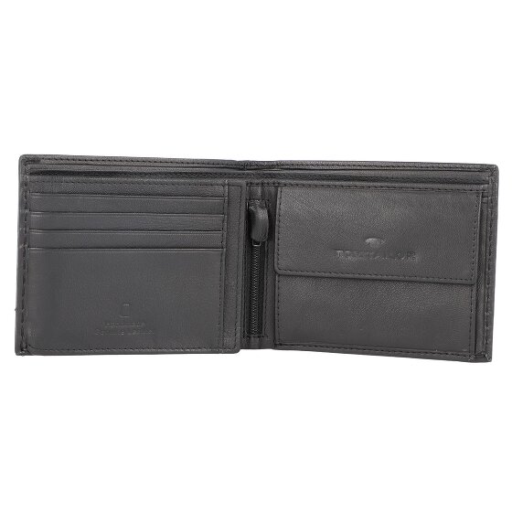 Tom Tailor Kai Porte-monnaie RFID cuir 12 cm