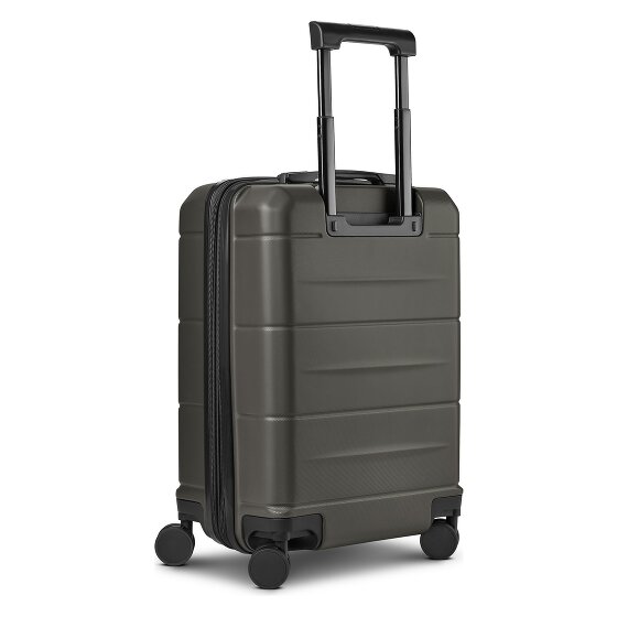 Police London 4 roues Valise cabine 55 cm Compartiment ordinateur '"avec soufflet d''extension"'