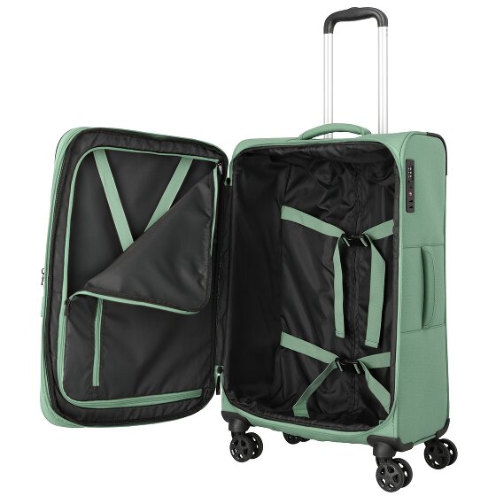 Travelite Kick Off 4 roues Set de valises 3 pièces avec soufflet d'extension