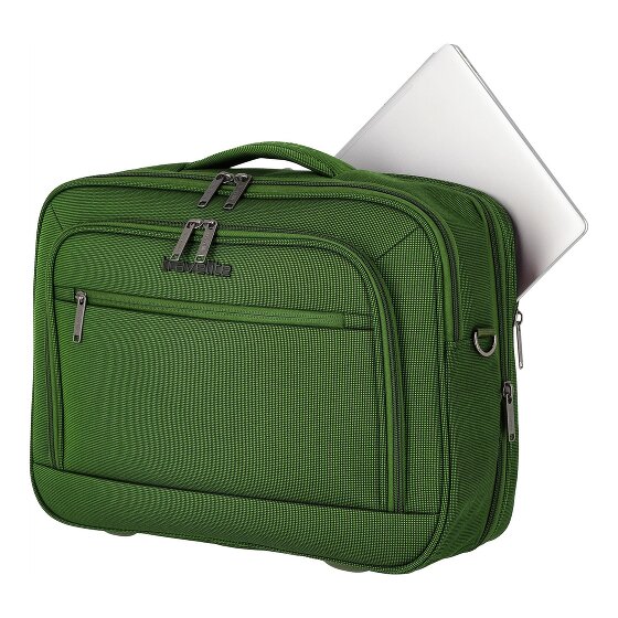 Travelite Cubis Pochette de voyage 40 cm Compartiment ordinateur avec soufflet d'extension