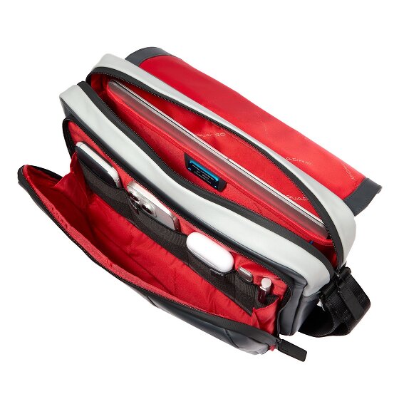 Piquadro Urban Messenger Protection RFID Cuir 35 cm Compartiment pour ordinateur portable