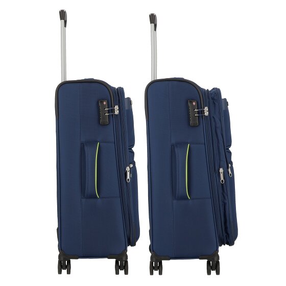 d&n Travel Line 6704 4 roues Set de valises 3 pièces