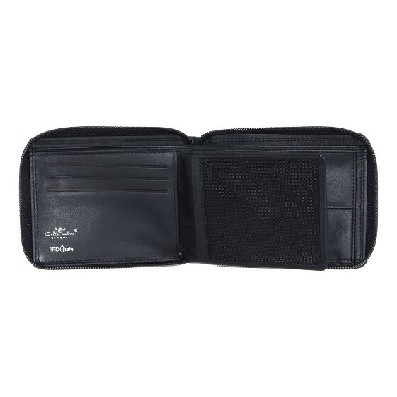 Golden Head Polo Porte-monnaie Protection RFID Cuir véritable 12.5 cm
