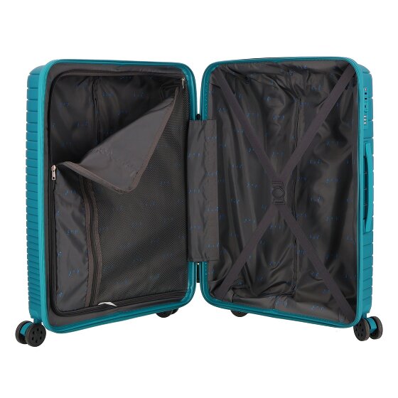 d&n Travel Line 4600 4 roulettes Set de valises 3 pièces