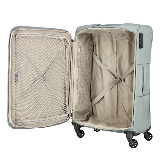 Samsonite Anafi Set de valises à 4 roulettes 3 pièces avec soufflet extensible super léger