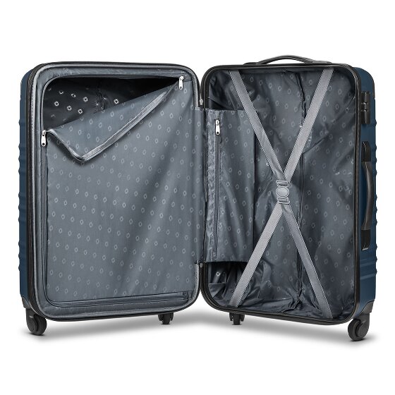 Wenger Amplar Evo 4 roues Valise cabine M 65 cm '"avec soufflet d''extension"'